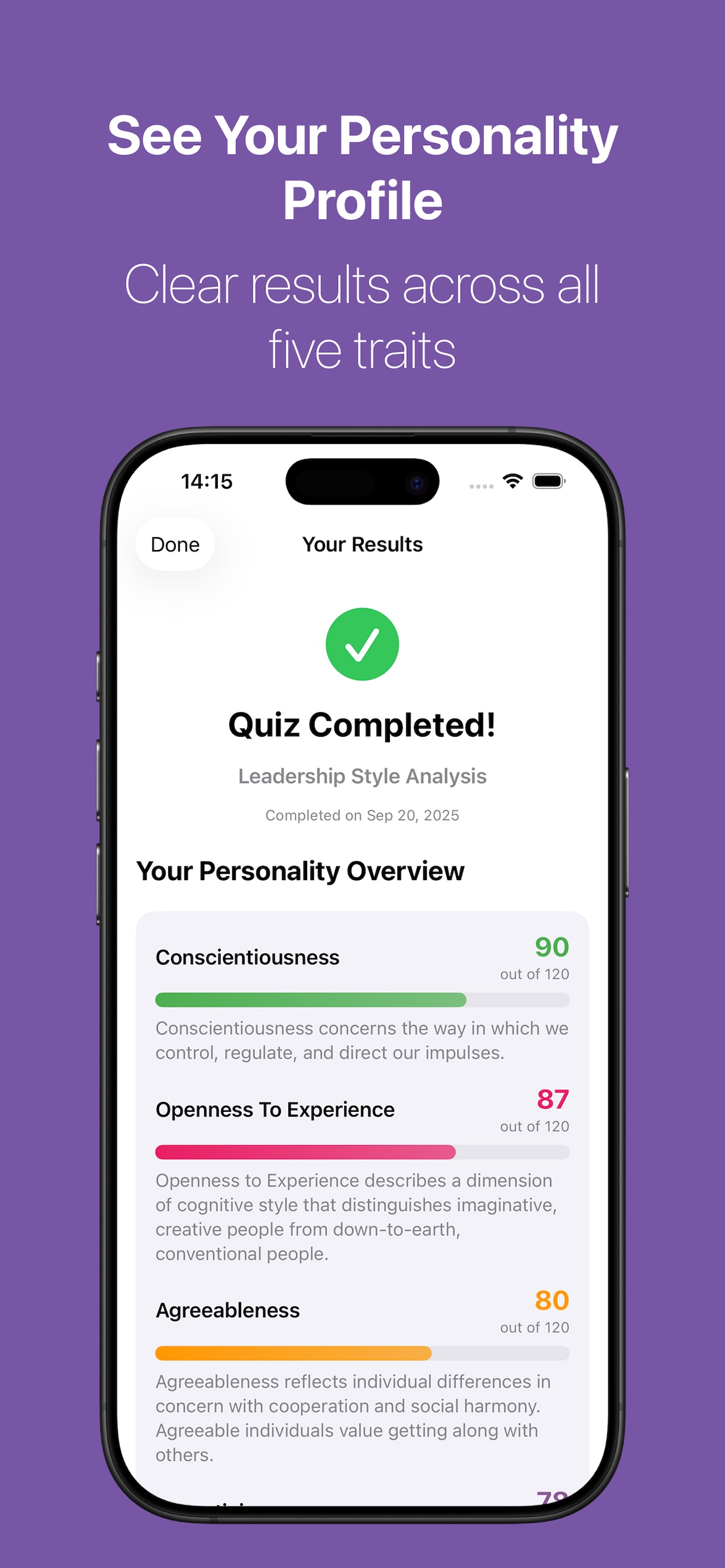 See Your Personality Profile