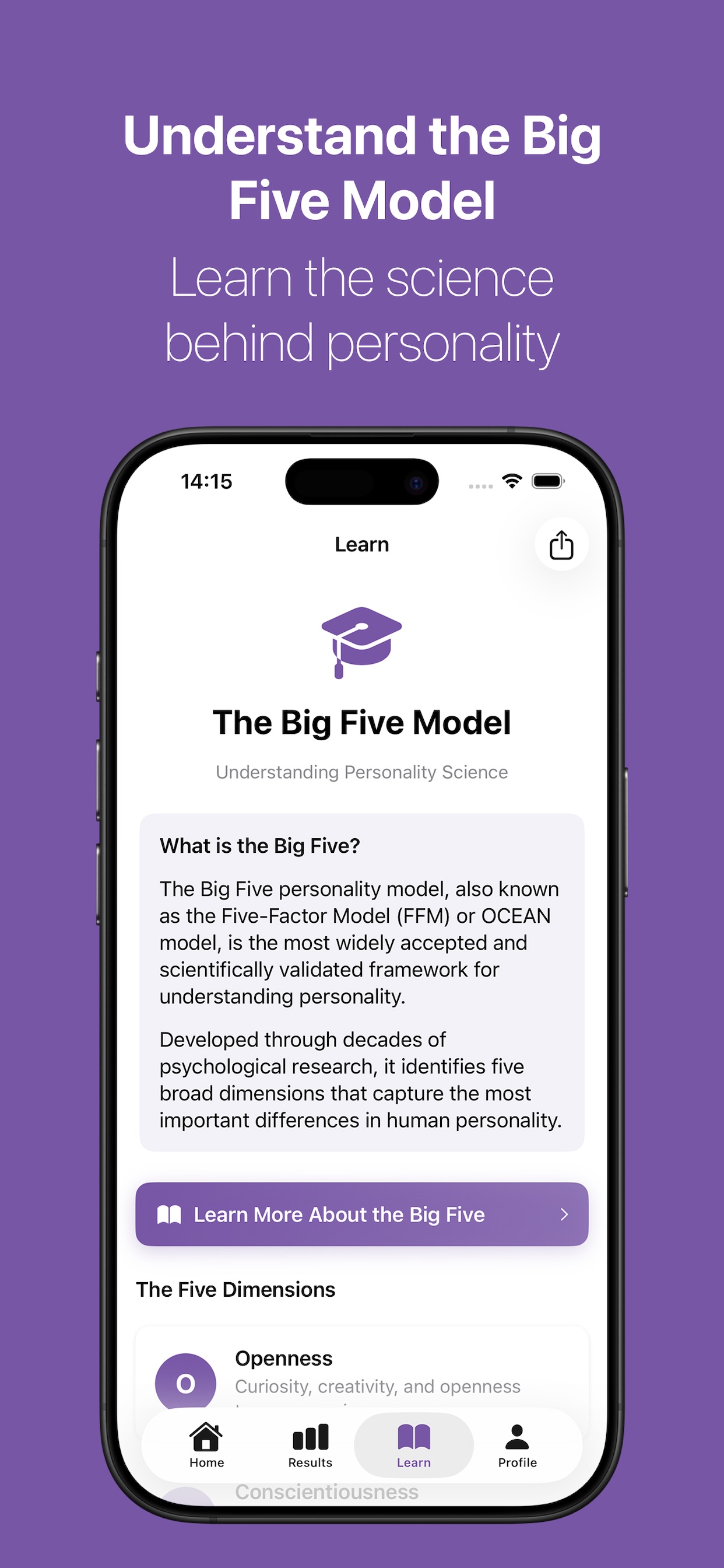 Understand the Big Five Model